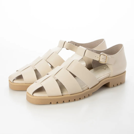 日本製 Launa lea Gurkha 涼鞋 (0523) Ivory