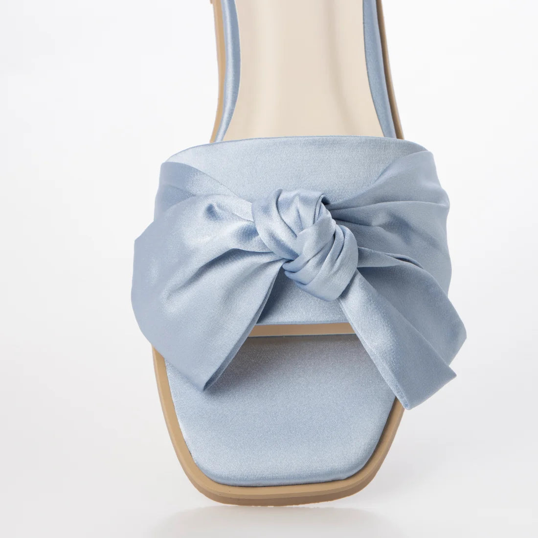 日本製 Launa Lea 絲帶方頭平底涼鞋 (0524) L.Blue