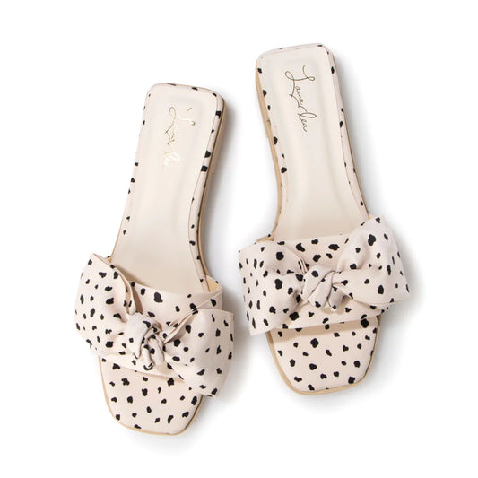 日本製 Launa Lea 絲帶方頭平底涼鞋 (0524) Pink Beige Z/C