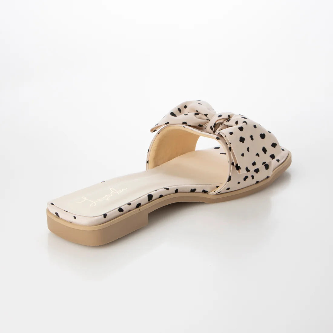 日本製 Launa Lea 絲帶方頭平底涼鞋 (0524) Pink Beige Z/C