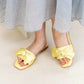 日本製 Launa Lea 絲帶方頭平底涼鞋 (0524) Pink Beige Z/C
