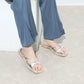 日本製 Launa Lea 設計方頭涼鞋 (0525) Silver