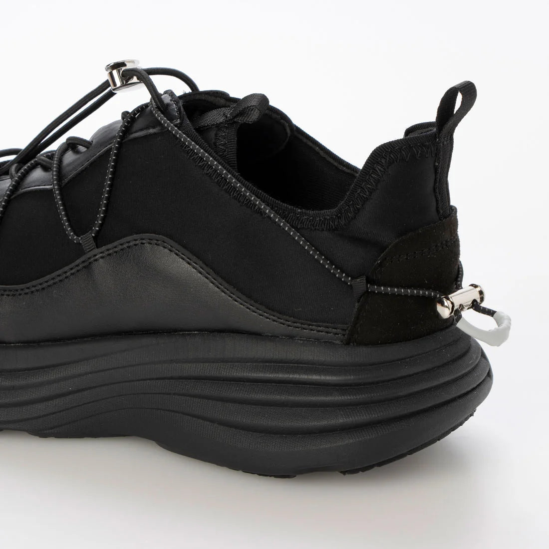 【新品預訂】日本 Lauf Oletta 4.5cm 厚底軟彈性運動鞋 (L155 Black-Z)(黑色)