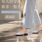 【新品預訂】日本製 Lauf Oletta  [All Weather] 全天候 可踩踭 柔軟大扣環V型平底鞋（LRP139 SILVER）