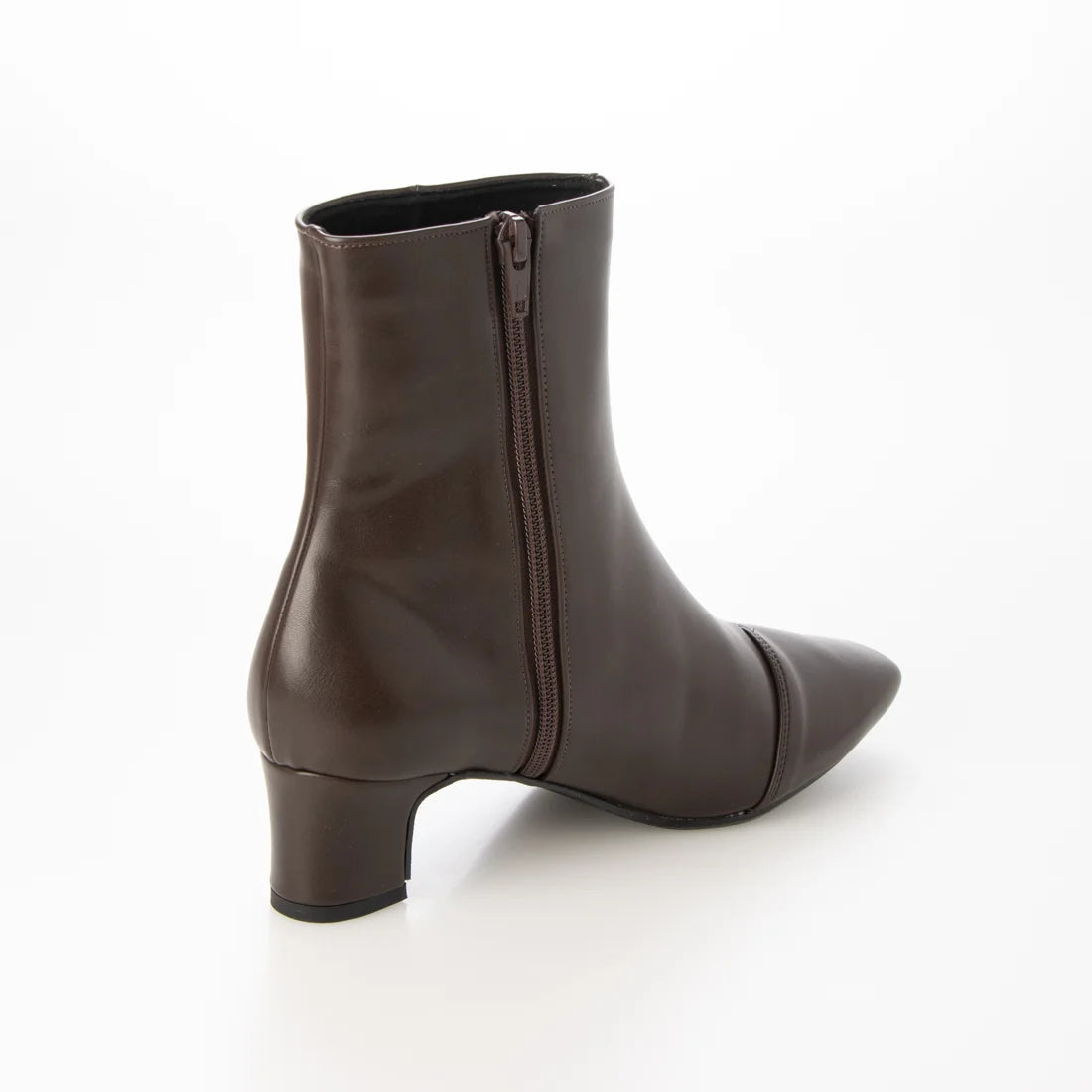 【新品預訂】日本製 Launa Lea 晴雨兩用 5cm 粗跟方頭雨靴 (R9013)(深啡色／DBrown)