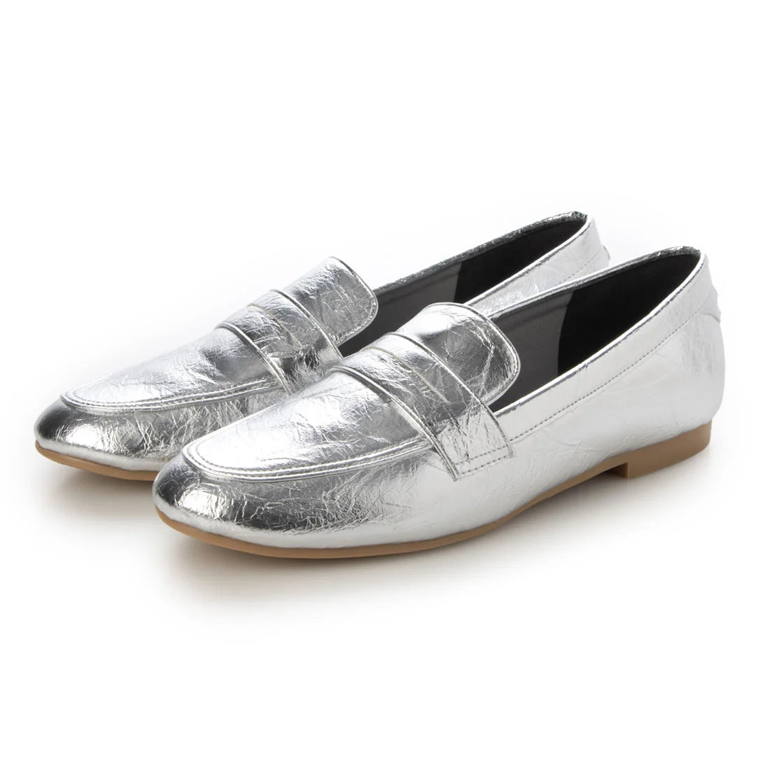 【新品預訂】日本製 潮牌Lucida 防水 銀色 Alasia 基本款平底樂福鞋 (LC-104 SLV )