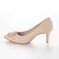 【新品預訂】日本製 Launa Lea 寶石尖頭高跟鞋 (484A) (粉杏色 Z / Pink Beige Z)