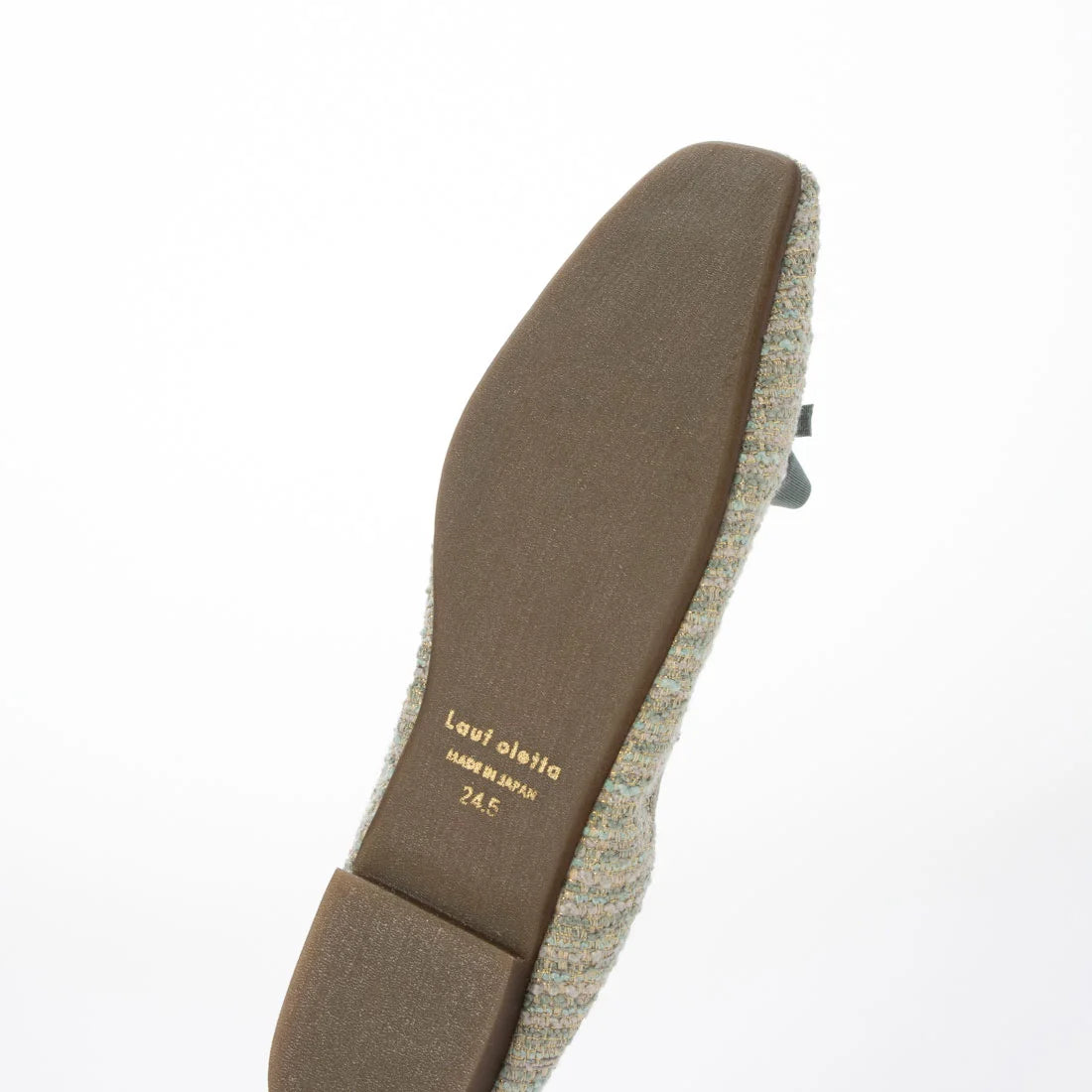 【新品預訂】日本製Lauf Oletta 織物材質柔軟褶皺無縫一體式芭蕾舞鞋 ( LH109 MINT-Z ) (薄荷綠色)