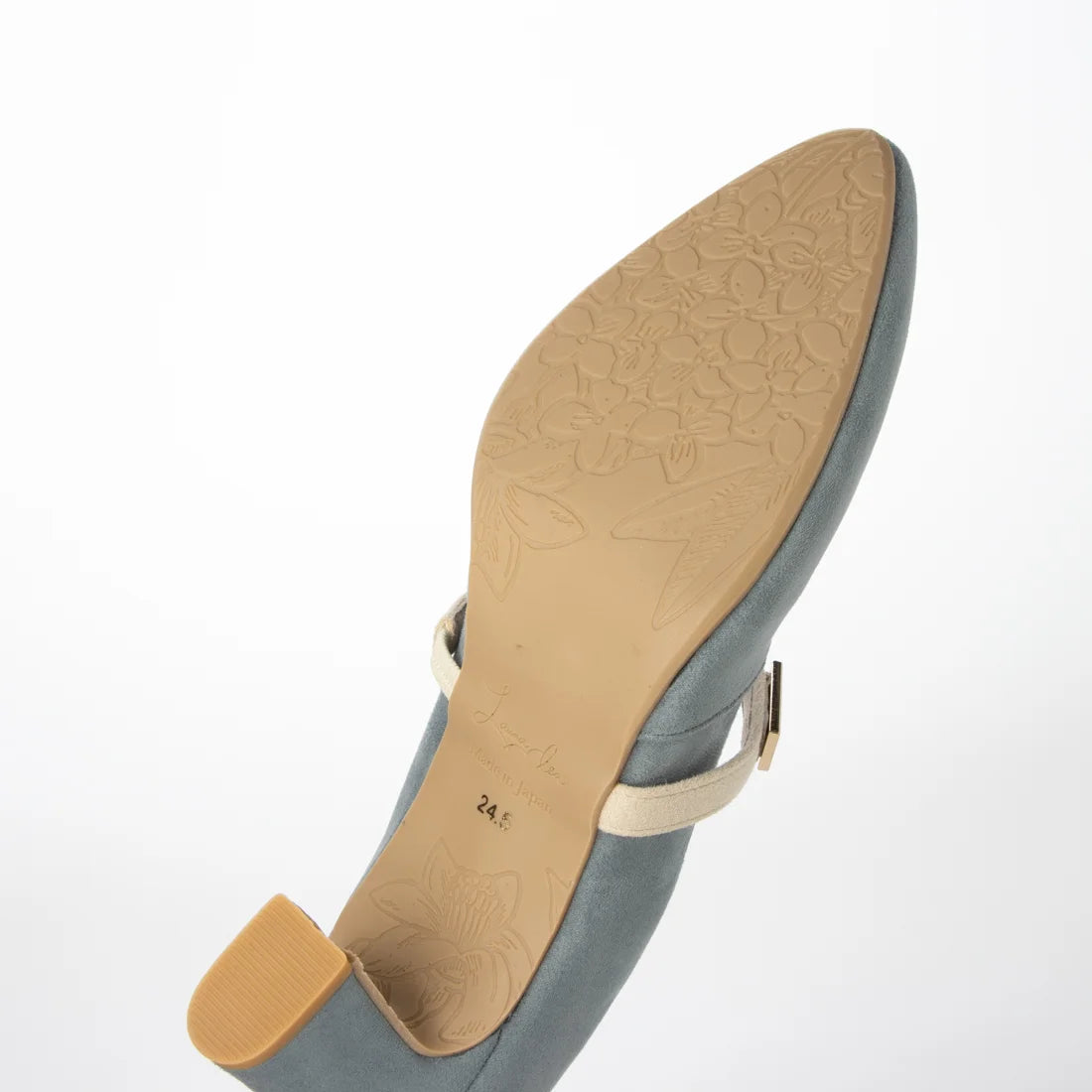 【新品預訂】日本製 Launa Lea 6cm踭杏仁頭瑪麗珍高跟鞋 (614）( 淺藍色 S/C / L Blue S/C )