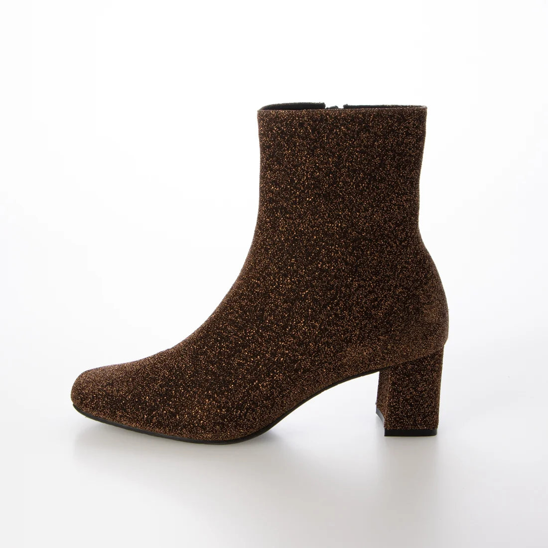 日本製 Launa Lea 6cm閃閃方頭短靴 (582)(棕色Z／Brown Z)