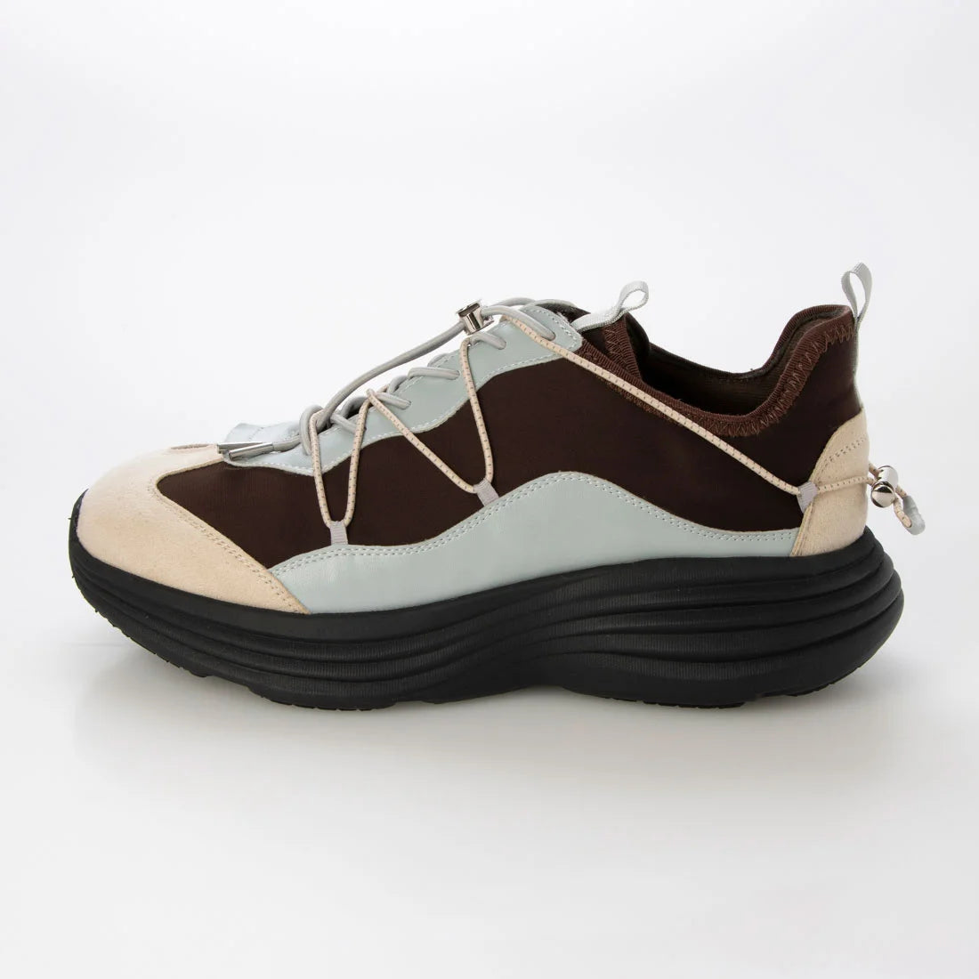 【新品預訂】日本 Lauf Oletta 4.5cm 厚底軟彈性運動鞋 (L155 D.Brown-Z/C)(深啡色)