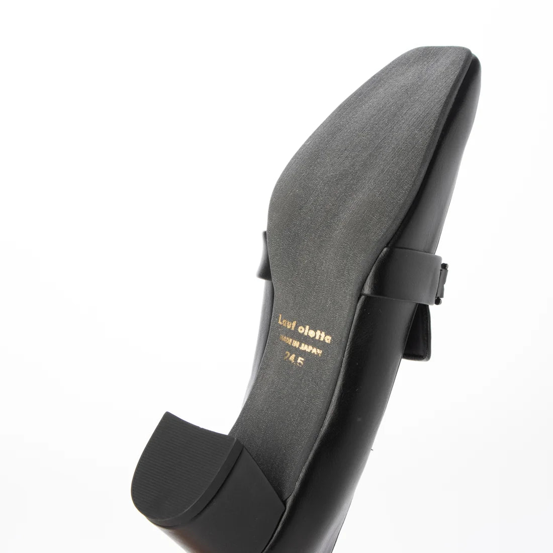 【新品預訂】日本製 Lauf Oletta [All Weather] 全天候 5cm跟 方頭樂福高跟鞋（LRP135 BLACK）