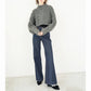日本製 Launa Lea 絲絨蝴蝶結平底鞋 (460C)(深藍色 Z / Navy Z)