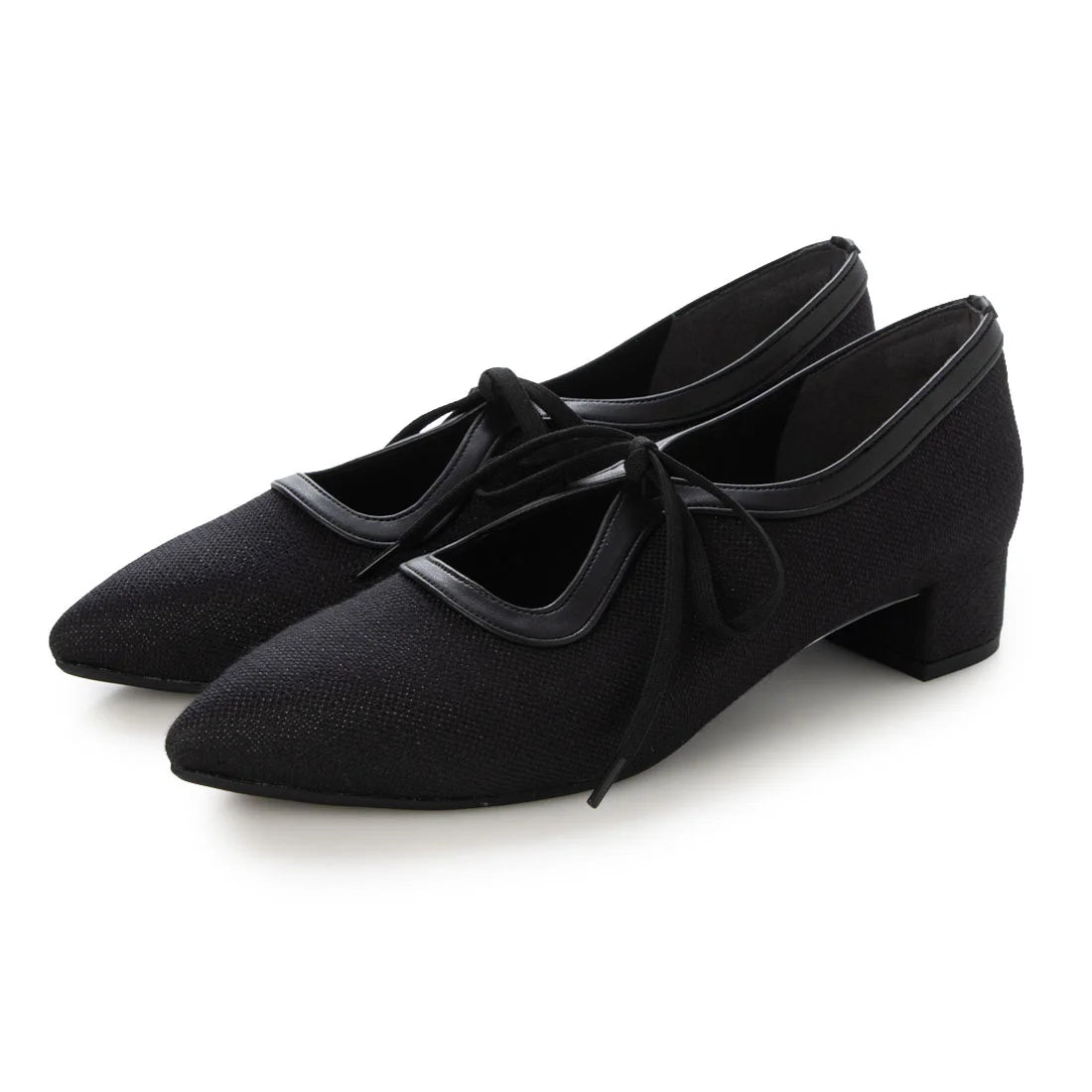 【新品預訂】日本製Emma Francis  3cm踭 經典蝴蝶結高跟鞋（黑色）(3002g-Z 101)