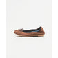 日本製【珍珠色調防水】Emma Francis 真皮 尖頭平底芭蕾舞鞋(01b-L S104)(Brown leather suede) （ブラウン レザースエード）