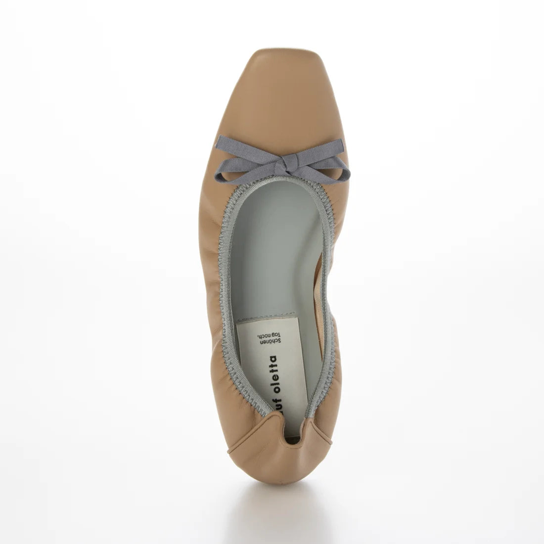 【新品預訂】日本製 Lauf Oletta [All Weather] 全天候柔軟無縫一體式褶皺芭蕾舞鞋 (LRH109 Beige/C) (杏色)