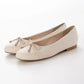 【新品預訂】日本製 Lauf Oletta   扭繩緞帶珍珠芭蕾鞋(L111 IVORY-S) (象牙色)