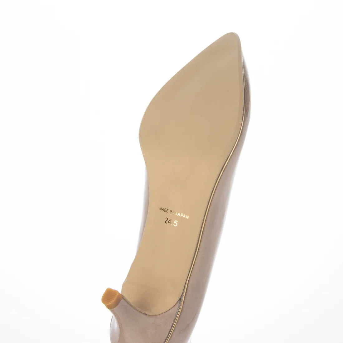 【新品預訂】日本製 Launa Lea Rich 5cm Gold Line高跟鞋 (80009F) (米灰色E / Greige E)