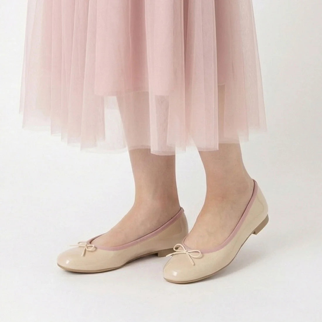 【新品預訂】日本製 Launa lea Rainyday 防水圓頭芭蕾鞋 (RB1404A)(淺粉色 E / L Pink E )