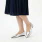 【新品預訂】日本製 Lauf Oletta  [All Weather] 全天候 可踩踭 柔軟大扣環V型平底鞋（LRP139 SILVER）