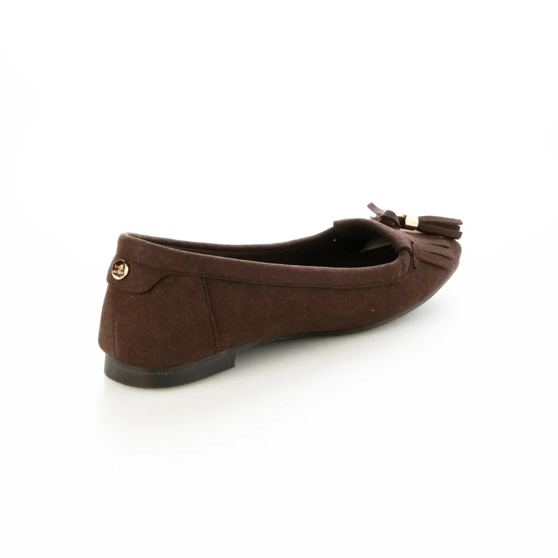 【新品預訂】日本製 Lauf Oletta 鑲邊流蘇設計的氣質平底鞋(LH120 D Brown-S) (深棕色)