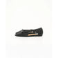 【新品預訂】日本製Emma Francis 緞面側平底鞋（黑色）( 07f-ST 101) Black