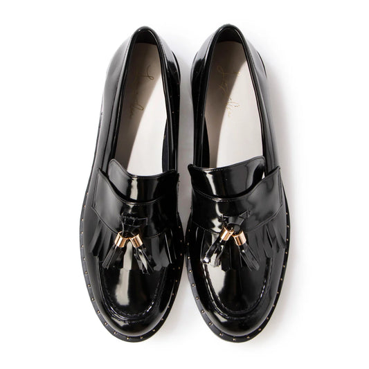日本製 Launa lea 流蘇樂福鞋(SP035)(Black/ 黑色)
