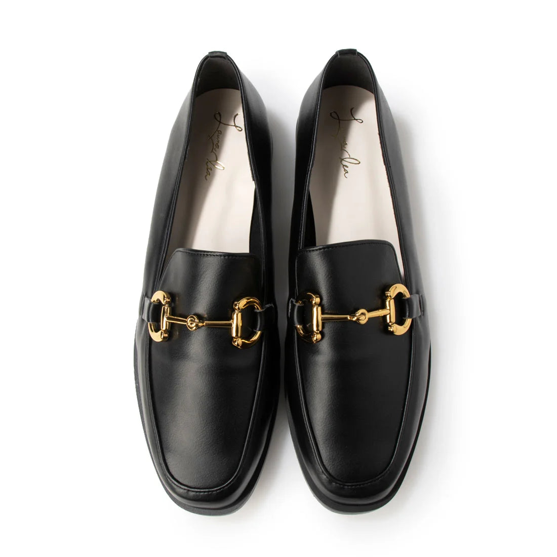 日本製  Launa lea 金色比特樂福鞋 (500) (黑色／Black )