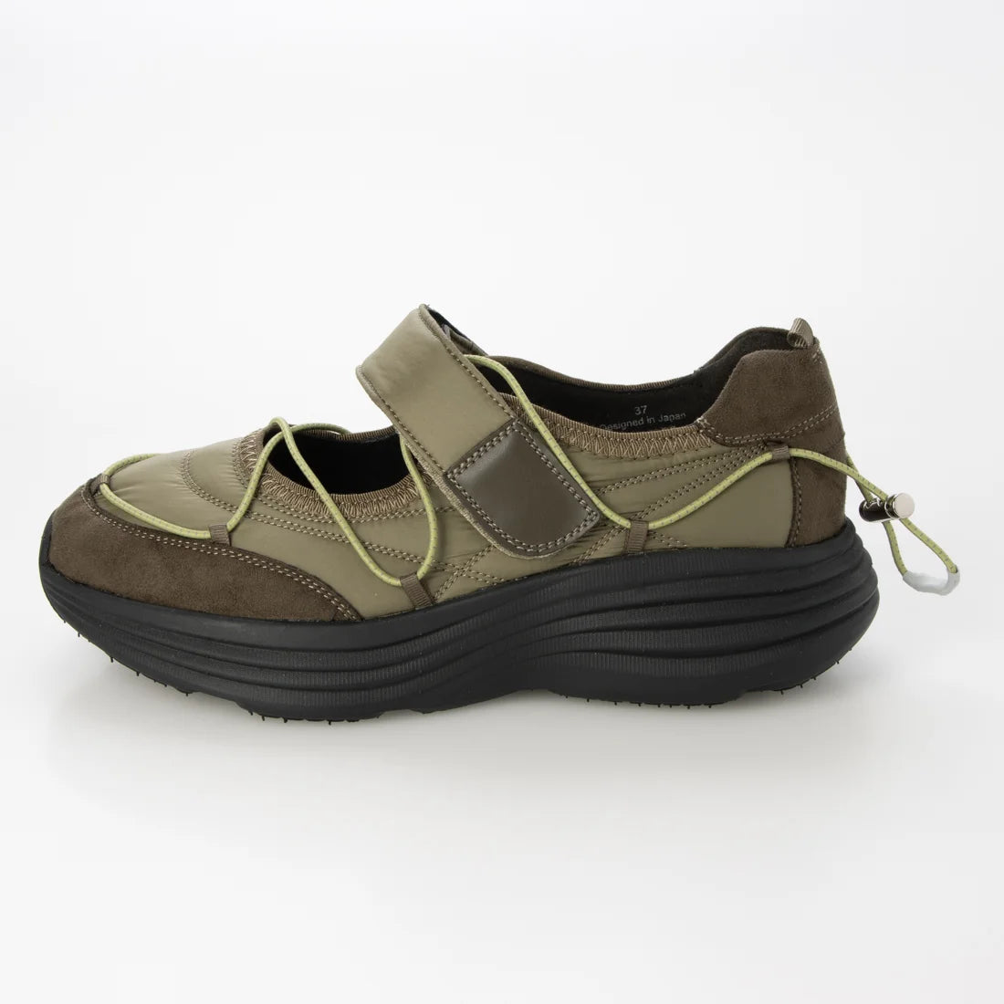 【新品預訂】日本Lauf Oletta 輕便厚底瑪麗珍運動鞋 (L130)（KHAKI-Z）