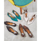 【新品預訂】日本製Emma Francis 緞面側平底鞋（綠色）( 07f-ST 111) Green