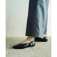 【新品預訂】日本製 Lauf Oletta  [All Weather] 全天候 可踩踭 柔軟大扣環V型平底鞋（LRP139 BLACK）