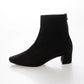日本製 Launa Lea 4cm 彈性方頭短靴 (587)(黑色／Black S)