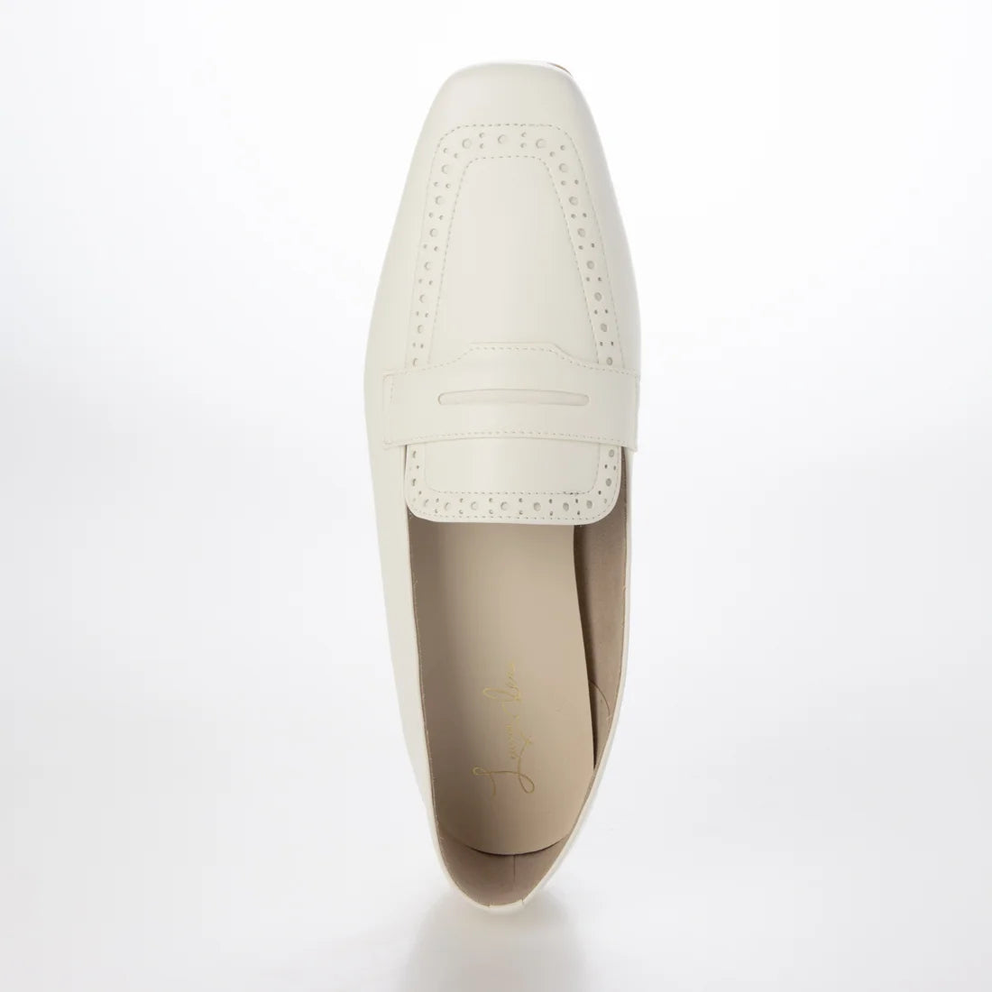 【新品預訂】日本製 Launa lea 方頭經典樂福鞋 (617) (象牙白 / Ivory)