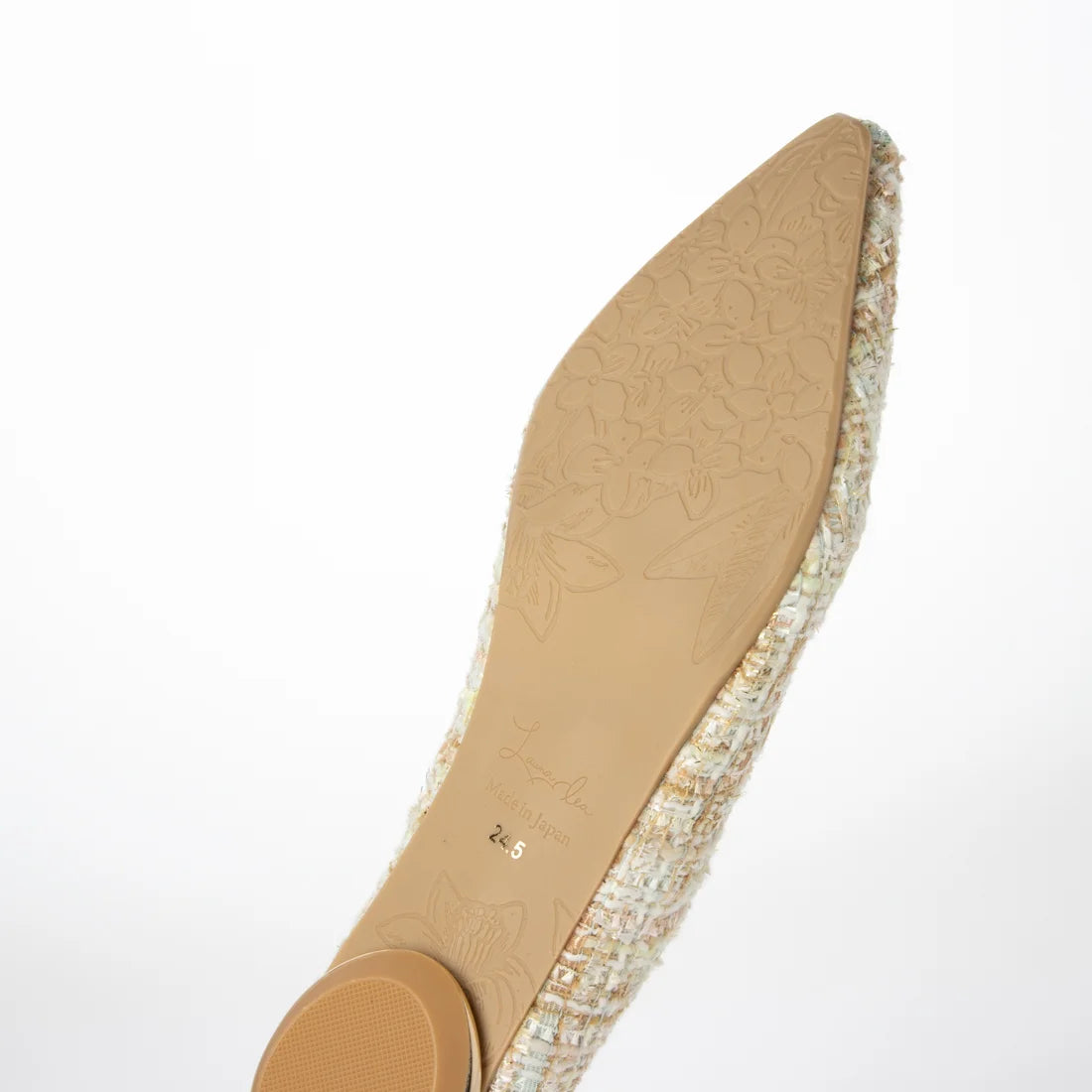 【新品現貨】日本製 Launa lea 金色方扣平底鞋 (576) (薄荷Z/C / Mint Z/C )