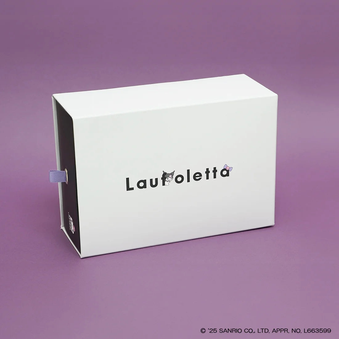 【限定品預訂】售完即止【KUROMI × Lauf oletta 特別聯名】日本製 柔軟繫帶芭蕾鞋 (LH106 Black-S) (黑色)