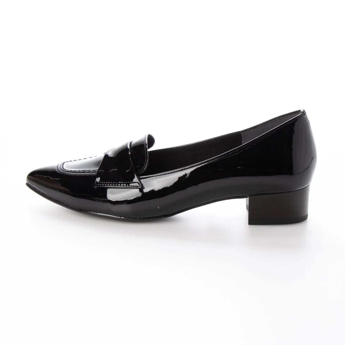 【新品預訂】日本製 Launa lea [雨天應對] 3.5cm粗跟抗水樂福鞋 (R9009) Black E