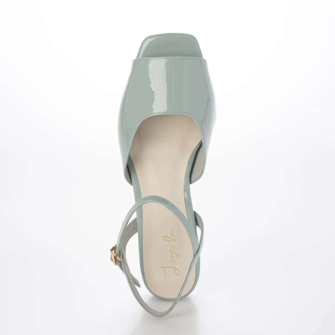 【新品預訂】日本製 Launa Lea 漆皮露趾涼鞋(624)(藍綠色E / Blue Green E)
