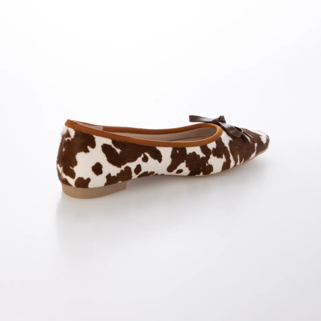 【新品預訂】日本製 Launa lea 方頭動物紋芭蕾鞋 (B7610A) (棕色 Z/C / Brown Z/C )