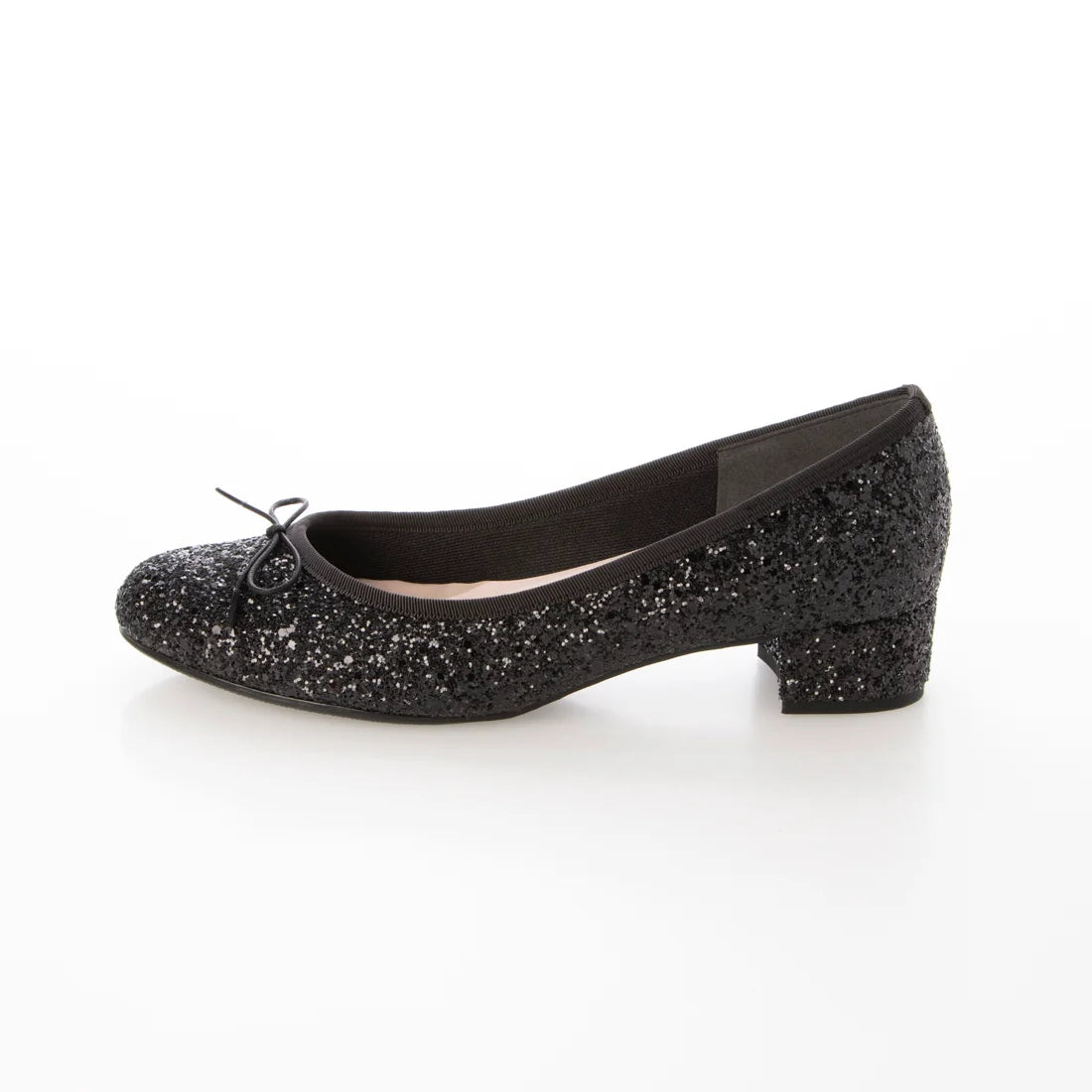 日本製 Launa lea 3.5cm 踭圓頭跟芭蕾高跟鞋 ( B5601A ) (黑色/Black)