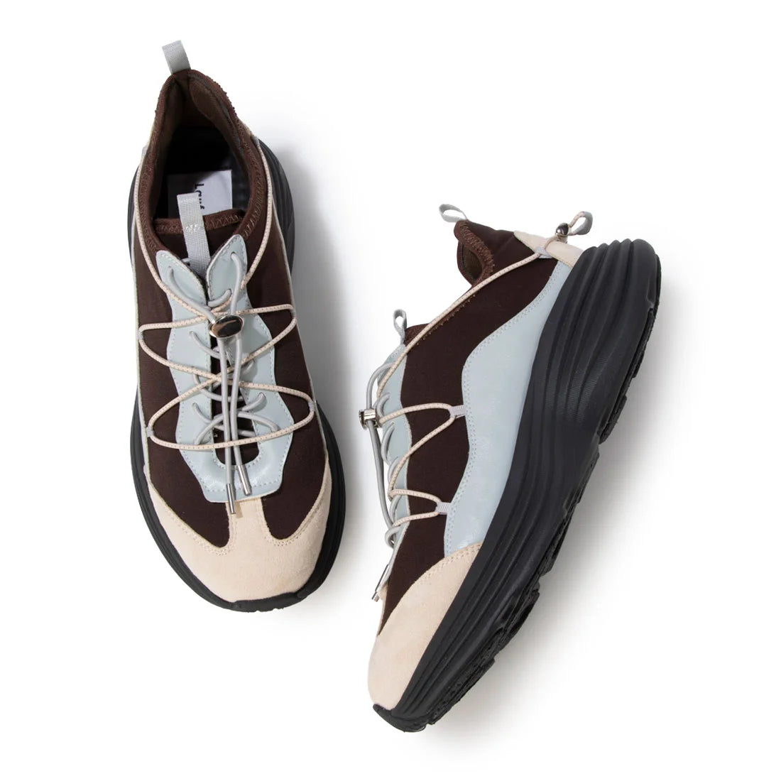 【新品預訂】日本 Lauf Oletta 4.5cm 厚底軟彈性運動鞋 (L155 D.Brown-Z/C)(深啡色)