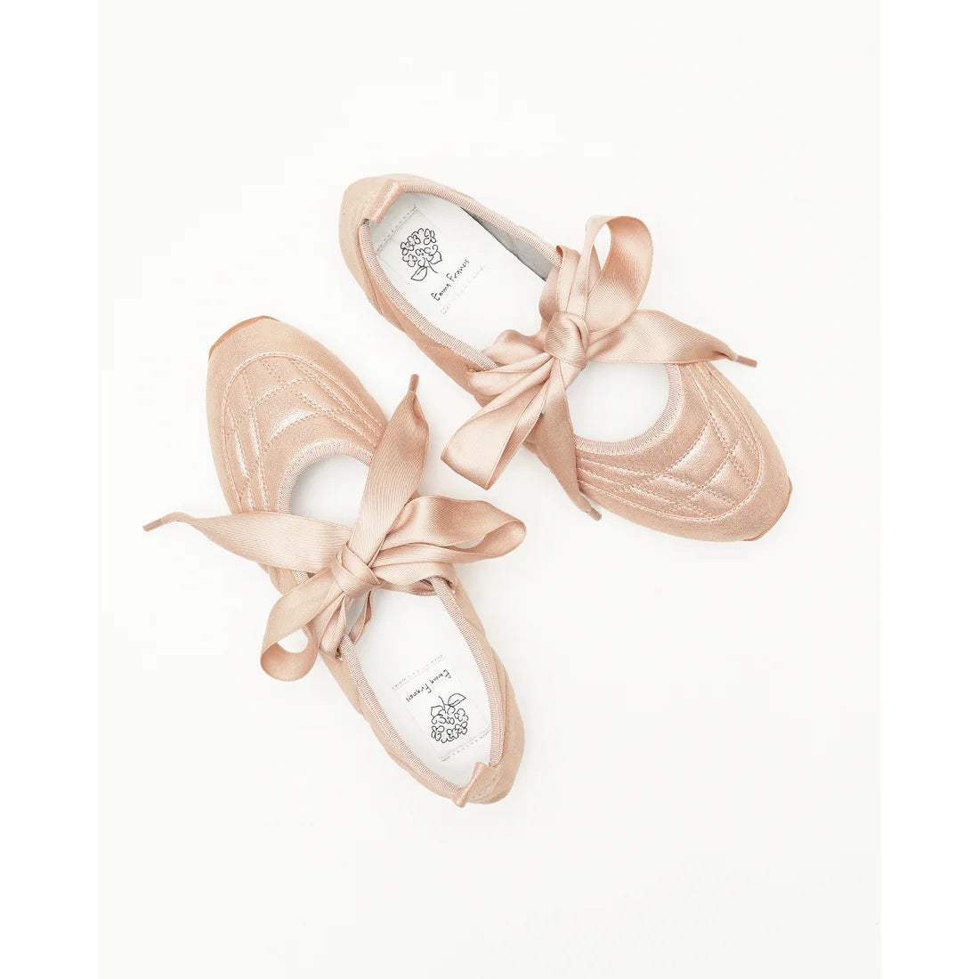 【新品預訂】日本製Emma Francis   繫帶芭蕾舞運動鞋（粉色聚酯）(09l-M 144)