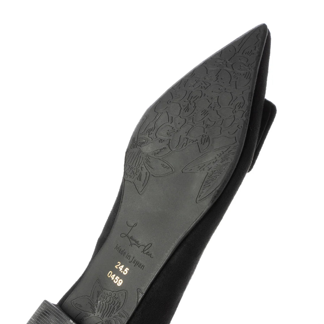 日本製 Launa lea 扣尖頭高跟鞋 (459A) (黑色 S / Black S )
