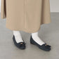 【新品預訂】日本製 Lauf Oletta 鑲邊流蘇設計的氣質平底鞋(LH120 Navy-S) (深藍色)