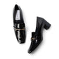 【新品預訂】日本製 Lauf Oletta [All Weather] 全天候 5cm跟 方頭樂福高跟鞋（LRP135 BLACK-E）