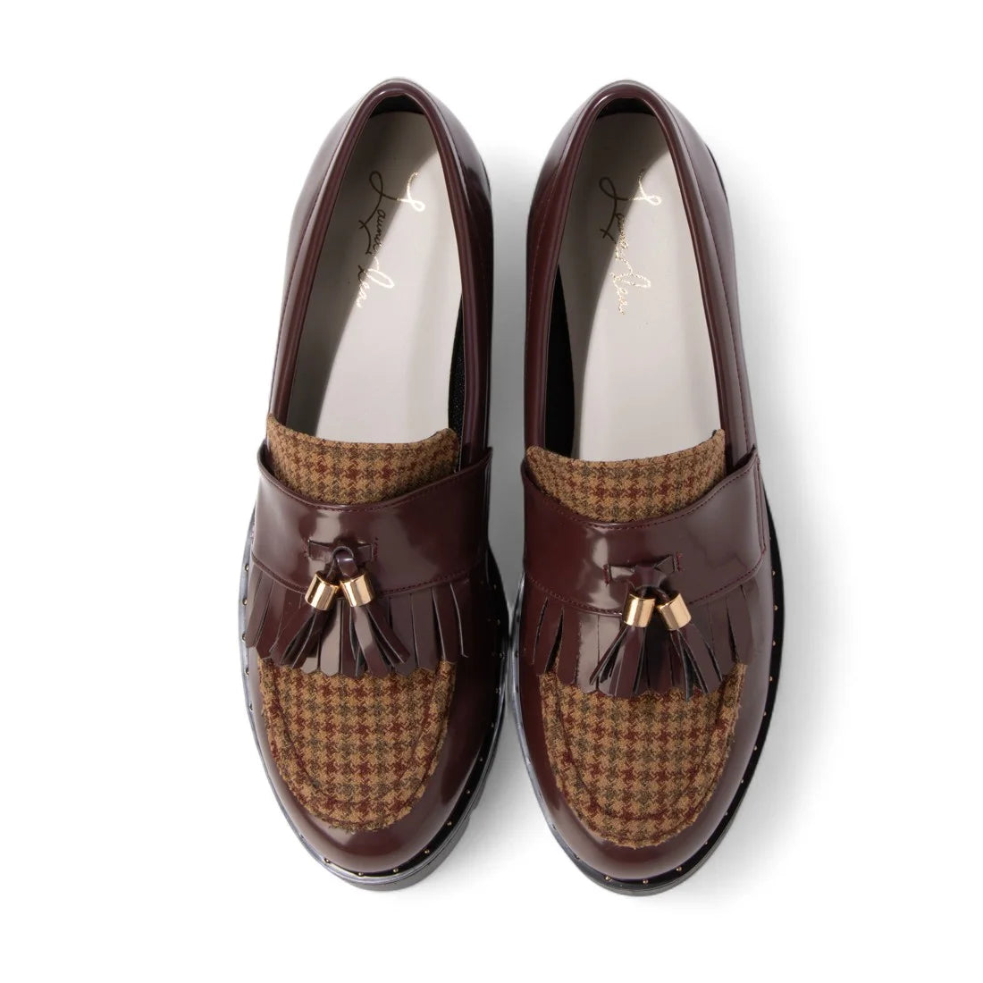 【新品預訂】日本製 Launa lea 流蘇樂福鞋(SP035)(Bordeaux/C / 酒紅色/C)