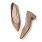 【新品預訂】日本製 Lauf Oletta {ALL-WEATHER} 4.5cm踭防水尖頭高跟鞋（LRH125 Beige) (杏色)