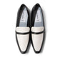 【新品預訂】日本製 Lauf Oletta [All Weather] 全天候 修身方形樂福鞋(LRP133 BLACK/C) (黑白色)