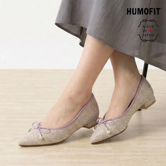 【新品預訂】日本製 Lauf Oletta 尖頭珍珠芭蕾舞鞋 (LH101 Rose-Z) (玫瑰色)