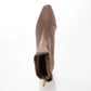 日本製 Launa Lea 4cm 彈性方頭短靴 (587)(淺杏色／L beige S)