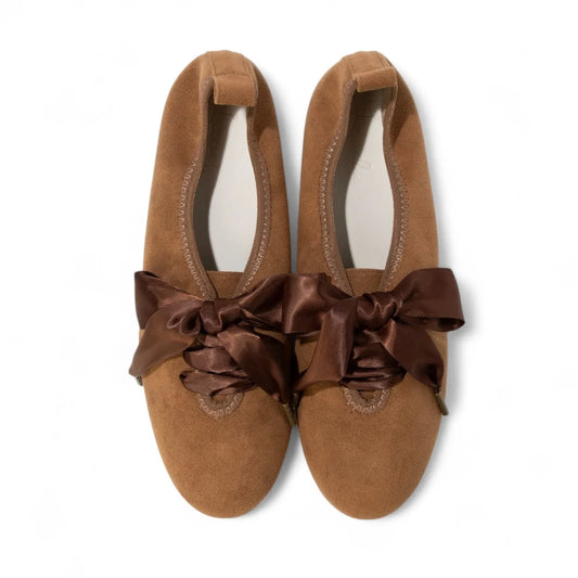 【新品預訂】Launa lea 軟質絲帶芭蕾運動鞋 (B3006A) （L棕色S / L Brown S )
